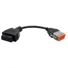 Obd2 Diagnostic Cable For Komatsu 12 Pin Cummins Inline6 Adapter Cable... Obd2 Diagnostic Cable For Komatsu 12 Pin Cummins Inline6 Adapter Cable...