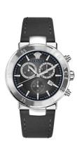 Versace Chronograph Watch Urban Mystique VEPY00120 Steel 44mm Black Dial