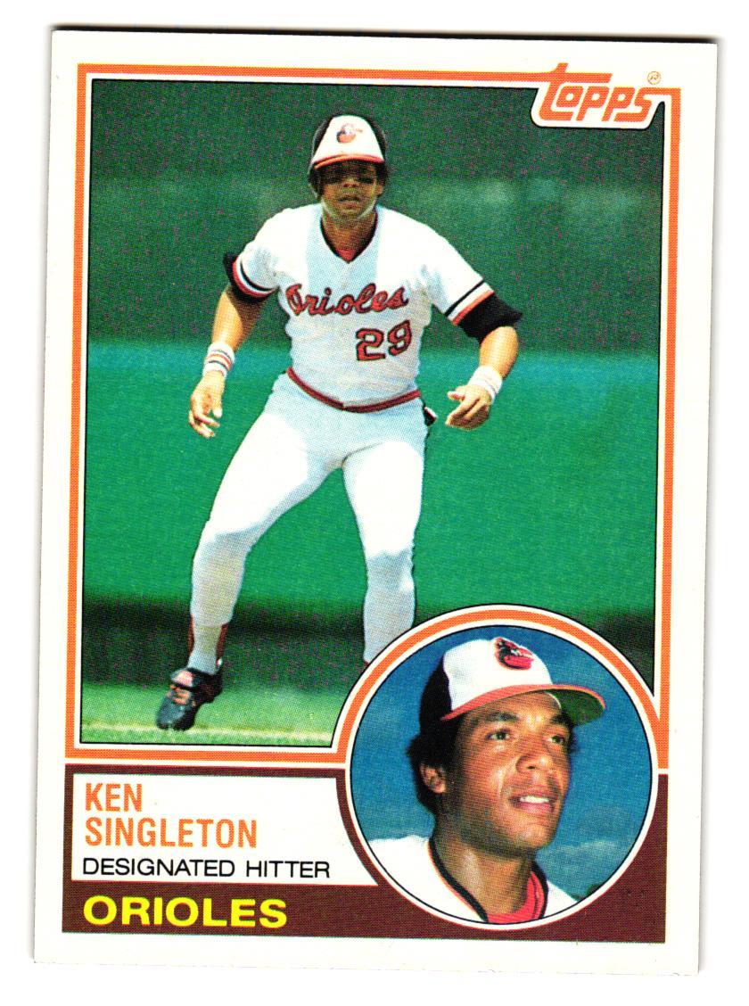 1983 Topps - Ken Singleton #85 Baltimore Orioles