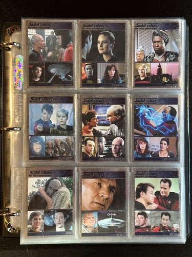 Star Trek Set completo di carte TNG S1 ULTRA Mini-Master (con 20 AUTOGRAFI) e raccoglitore - Foto 2 di 5