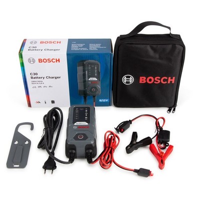 BOSCH 0189911030 C30 Battery Charger Batterieladegerät Ladegerät 6-12V 0,8-3,8A