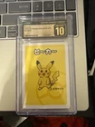 2019 PIKACHU POKEMON PLAYING CARDS JPN OLD MAID, CGC 10 PRISTINE