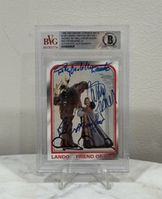 1980 Topps Star Wars #109 QUAD AUTO Fisher/Williams/Mayhew/Daniels BVG AUTHENTIC