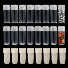 5ml Transparent Plastic Sample Bottle Test Tube Bottles Vials Storage Containers