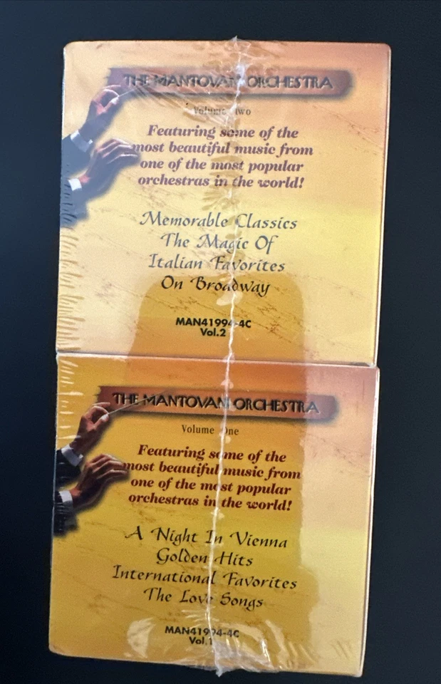 MANTOVANI ORCHESTRA: 4-Cassette Box Set Vol. 2 Easy Listening NEW - Image 3 of 4