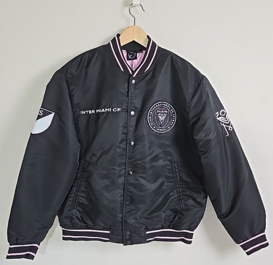 Inter Miami CF Varsity Original Licensed Mens Jacket Large NWT