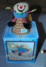 HUMPTY DUMPTY Musical Jack-In-the-Box Eden Crank Toy RARE-VINTAGE 2002