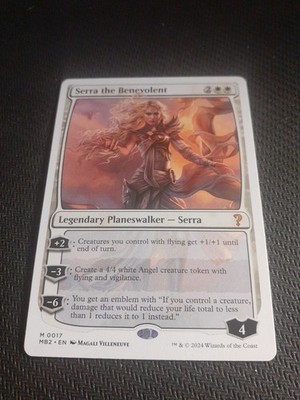 Serra the Benevolent (WHITE BORDER) - Mystery Booster 2 Magic