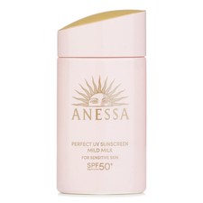 Anessa Perfect UV Sunscreen Mild Milk For Sensitive Skin SPF 50 PA 60ml