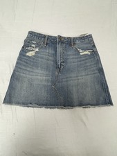 Abercrombie Fitch Natural Rise Jean Skirt Women's size 28