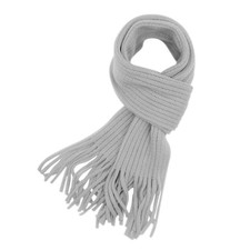 Kids Knitted Tassel Scarf Fashion Solid Color Toddler Soft Warm Neck Warmer