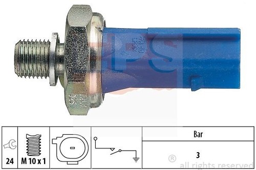 OIL PRESSURE SENSOR SWITCH EPS 1800212 P FOR AUDI A6,A8,A7,4GD,4H_,4GF,4GC 4L - Picture 2 of 5