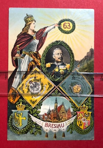 Postal de ocasión Breslavia en Silesia 1909 consagración de bandera del club de camaradas (83058