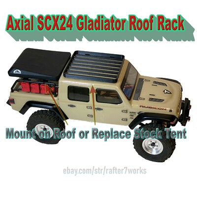 SCX24 Gladiator Roof Utility Rack Accessory 1:24th RC Crawler Axial AXI00005T1/2