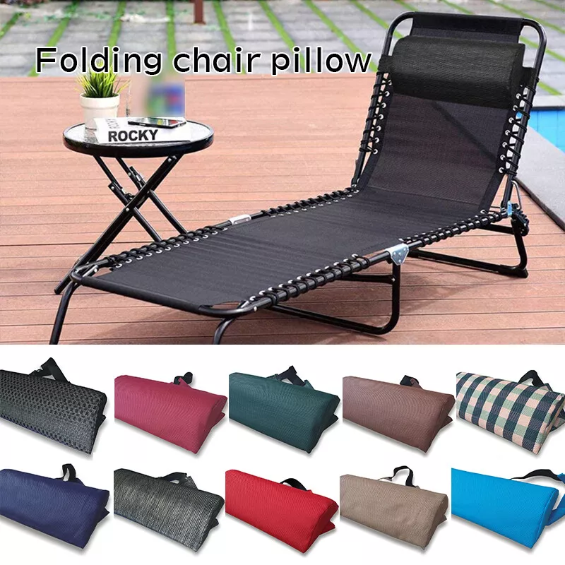 Sun lounger online pillow with strap