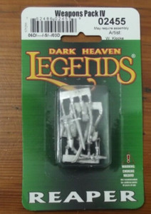 Reaper Miniatures: Dark Havens Legends: Weapons Pack IV # 02455