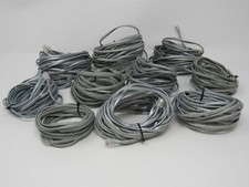 Standard Lot of 10 Phone Cords Cables RJ-11 Variety of Lengths