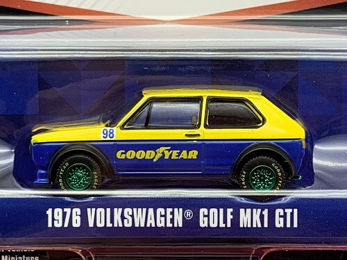 VW Golf Mk1 GTI GOOD YEAR im Maßstab 1:64 Rarität GREEN MACHINE Greenlight NEU - Picture 3 of 5