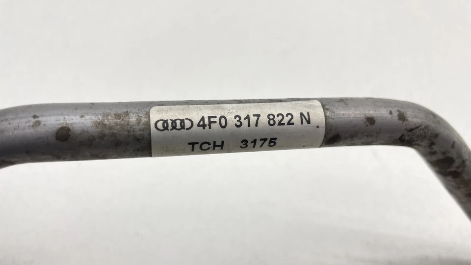 Tubo de línea de enfriador de aceite de transmisión AUDI A6 QUATTRO 2005-2011 FABRICANTE DE EQUIPOS ORIGINALES #4F0317822N Foto 3 de 4