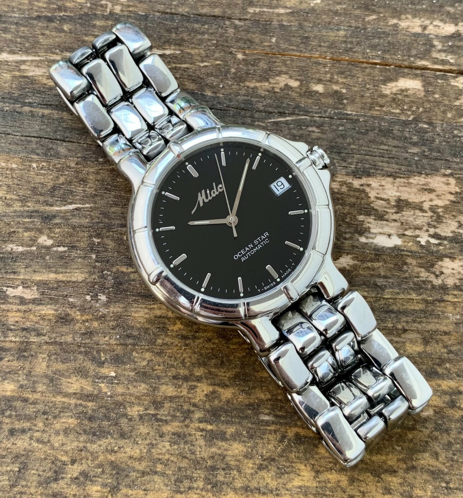 MIDO Ocean Star Automatic Klassik Herren Armband Uhr ETA 2824 2 SWISS mido-ocean-star-automatic-klassik-herren-armband-uhr-eta-2824-2-swiss