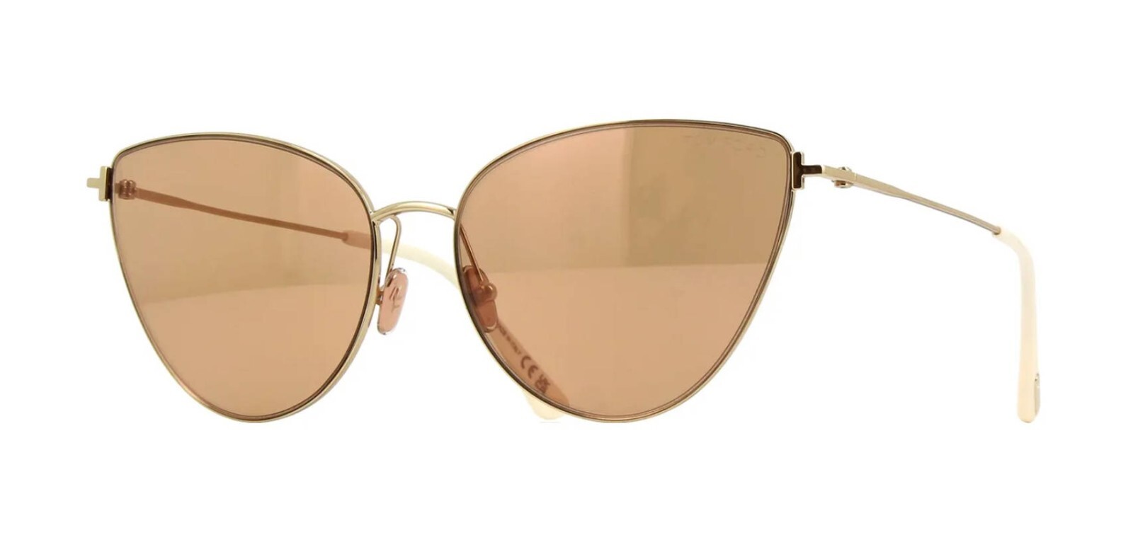 Tom Ford ANAIS-02 FT 1005 Gold/Brown Mirrored (32G) Sunglasses