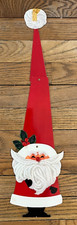 Large Vintage Hallmark 50X 187-6 Fold Up Santa Merry Christmas Greeting Card