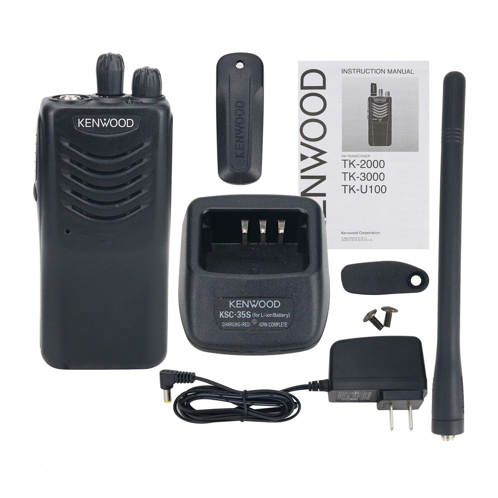 TK-3000 4W 3-5KM Walkie Talkie UHF Radio 440-480MHz 16CH Transceiver for KENWOOD