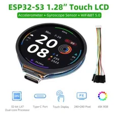 ESP32-S3 Development Board 1.28 In Touch Screen LCD Display with WiFi Bluetooth