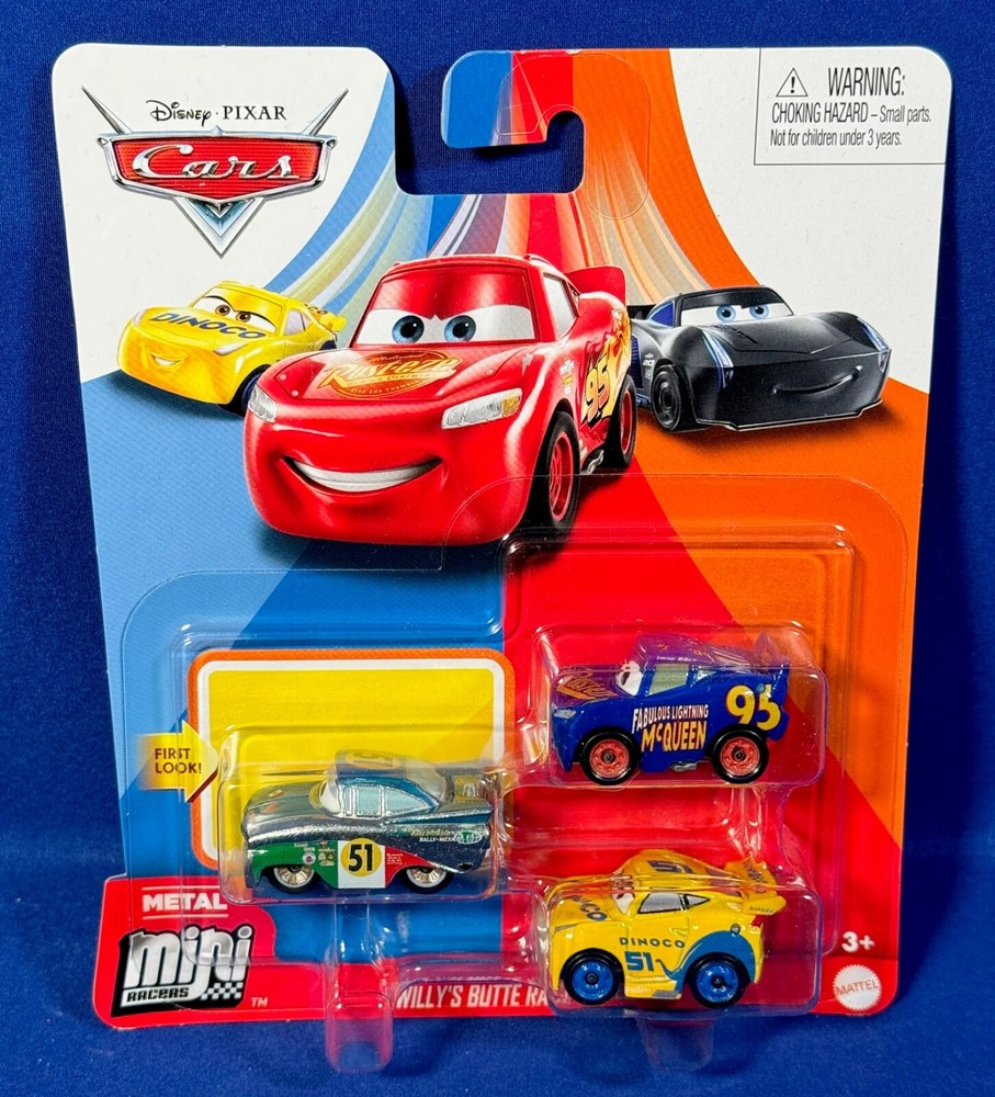 WILLY'S BUTTE RACE SERIES Pixar Cars MINI RACERS 3-Pk SALUDOS AMIGOS RAMONE Cruz