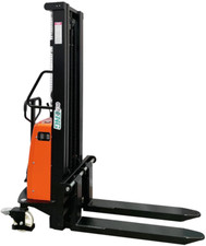 Sollevatore carrello semi elettrico trazione manuale transpallet 1000 kg 3 mt