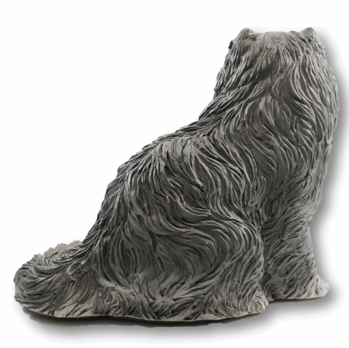 Figura Decorativa Persische Gato de Gris Colección Castagna Resin H 24 CM - Imagen 6 de 6