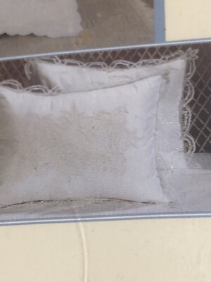 Battenburg Keevo Standard Handmade Collection Cotton Sham New In Pk White