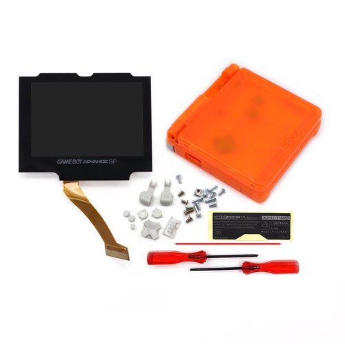 V5 720x480 Easy Drop In Pre Laminated Retro Pixel IPS LCD Kit + Shell For GBA SP - Picture 47 of 60