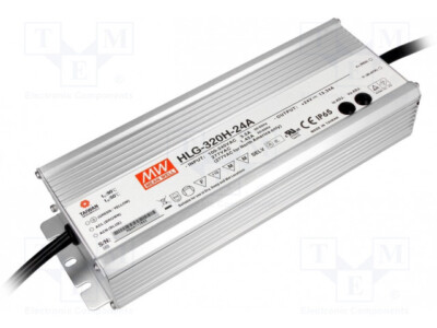 #ad NEW MEAN WELL HLG 320H 24A OUTPUT ADJ. 13.35A 24VDC SUPPLY DRIVER $72.95