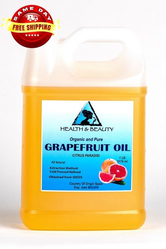 GRAPEFRUIT SEED OIL ORGANIC COLD PRESSED by H&B Oils Center PREMIUM PURE 7 LB - Picture 10 of 12