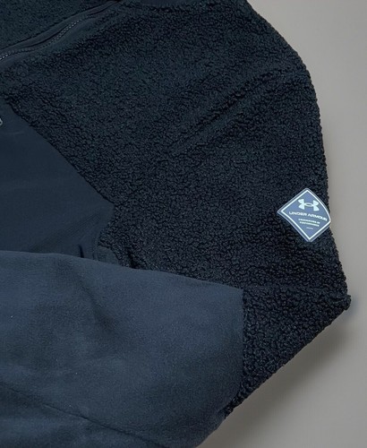 Chaqueta polar Under Armour para hombre UA Polartec Maxx cremallera negra talla M ~NUEVA CON ETIQUETAS~ - Imagen 4 de 5