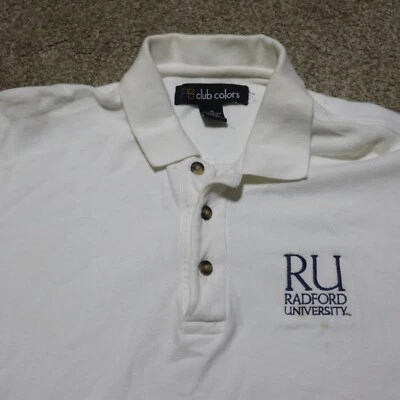 Radford University Highlanders VA Virginia Short Sleeve Polo Shirt Adult Size M - Image 1 of 4