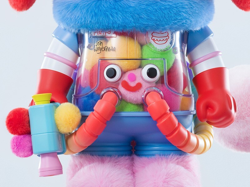 POP MART MEGA SPACE MOLLY 400% Jon Burgerman FIGURE TOY NEW