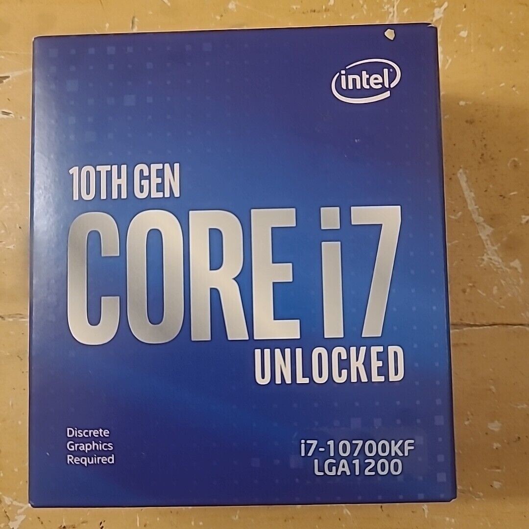 NEW in box - Intel Core i7-10700K Processor 5.1 GHz, 8 Cores 