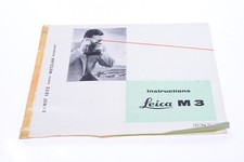   LEICA M M3 CAMERA ORIGINAL BRIEF INSTRUCTIONS MANUAL GERMAN 141-2
