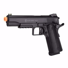 Elite Force M1911 Polymer Frame CO2 Gas Blowback Airsoft Pistol Black