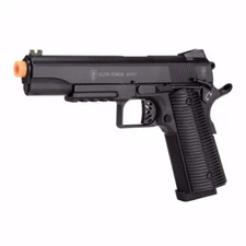 Elite Force M1911 Polymer Frame CO2 Gas Blowback Airsoft Pistol Black