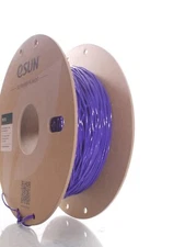 eSUN 3D Printer  Filament 1.75mm 1KG /2.2lb Spool in solid purple print temp.