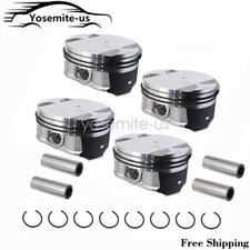 New Engine Pistons & Rings Kit For Buick Chevrolet GMC Pontiac Saturn 2.4L