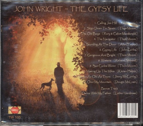 John Wright: The Gypsy Life SIGNED CD CASE & ARTWORK ONLY NO DISC - 第 2/2 張圖片