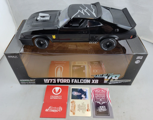 Mel Gibson Mad Max Hand Signed Autograph 1973 Ford Falcon Xb V8 Interceptor Coa Ebay