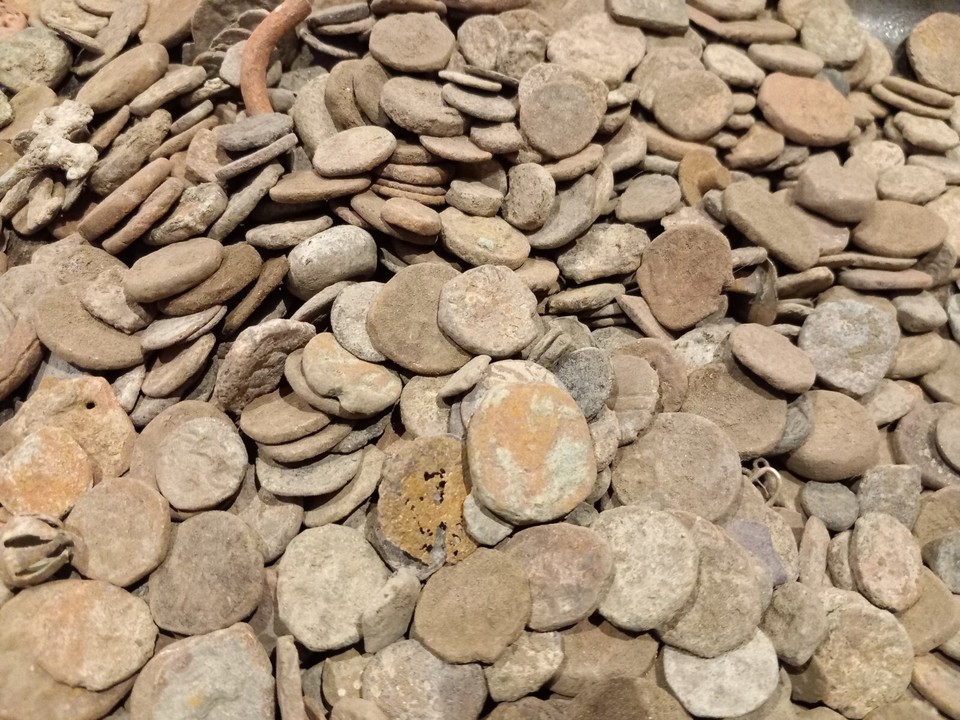 4x Uncleaned unresearched Ancient Indo Greek Kushan Islamic Mixture ...