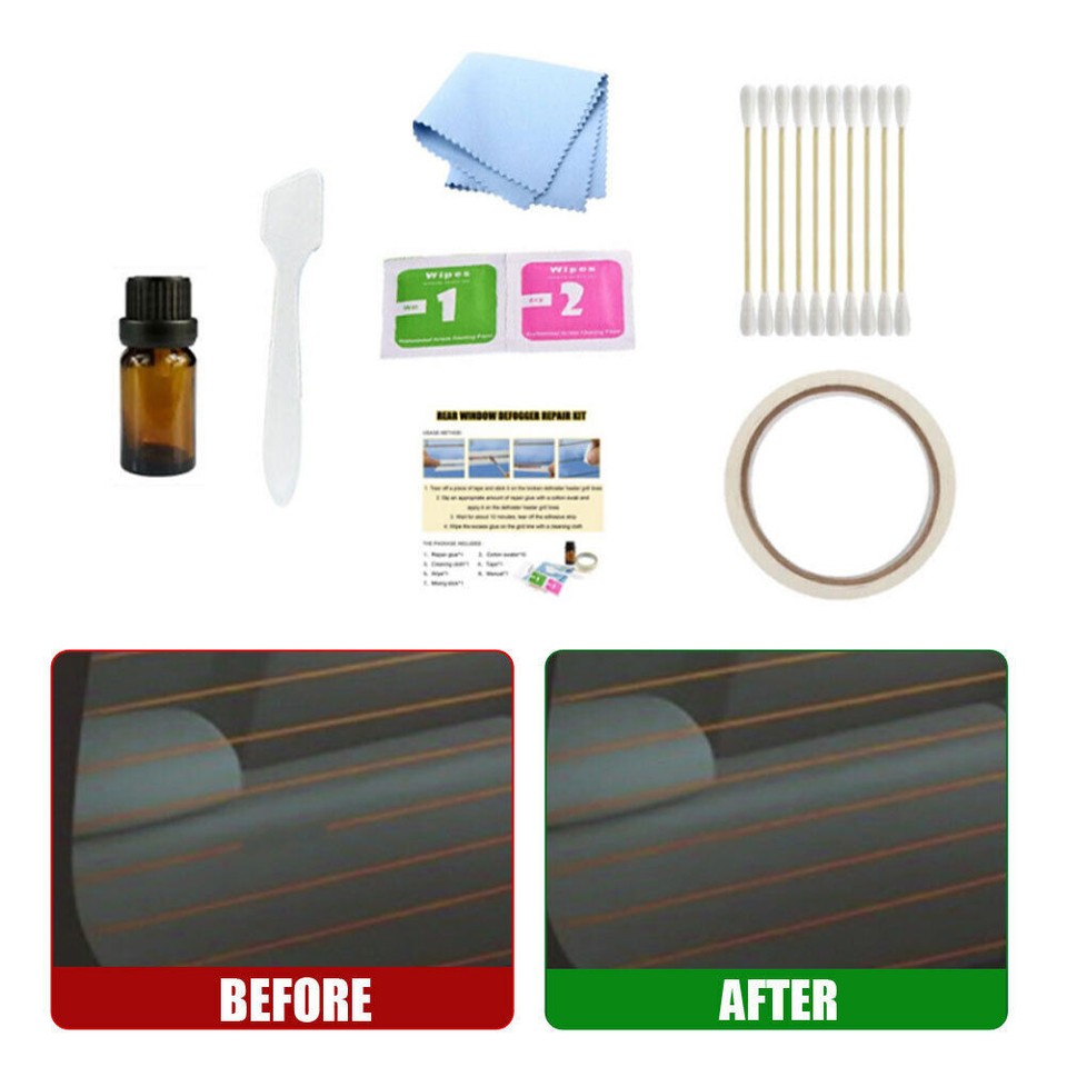 32Pcs Car Rear Window Defroster Repair Kit Windshield Grille Line Repair Kit USA eBay