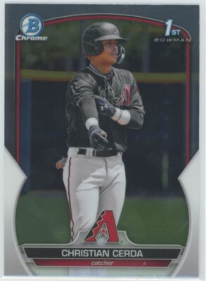 2023 Bowman Chrome Prospects #BCP56 Christian Cerda Arizona Diamondbacks