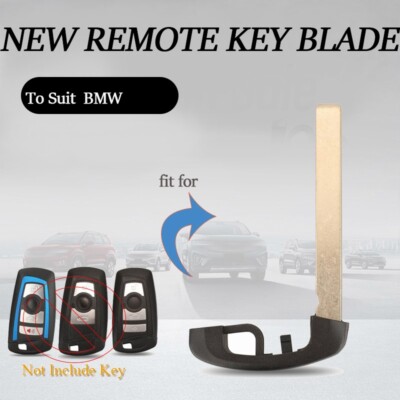 Replacement Smart Emergency Insert Key Blade For BMW 1 3 5 Series F10 F20 F30 F4